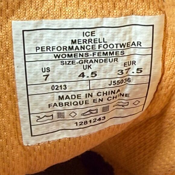 Merrell Women's Athletic Shoes Purple Size 7 Vibram Soles Trail Running - Picture 11 of 13